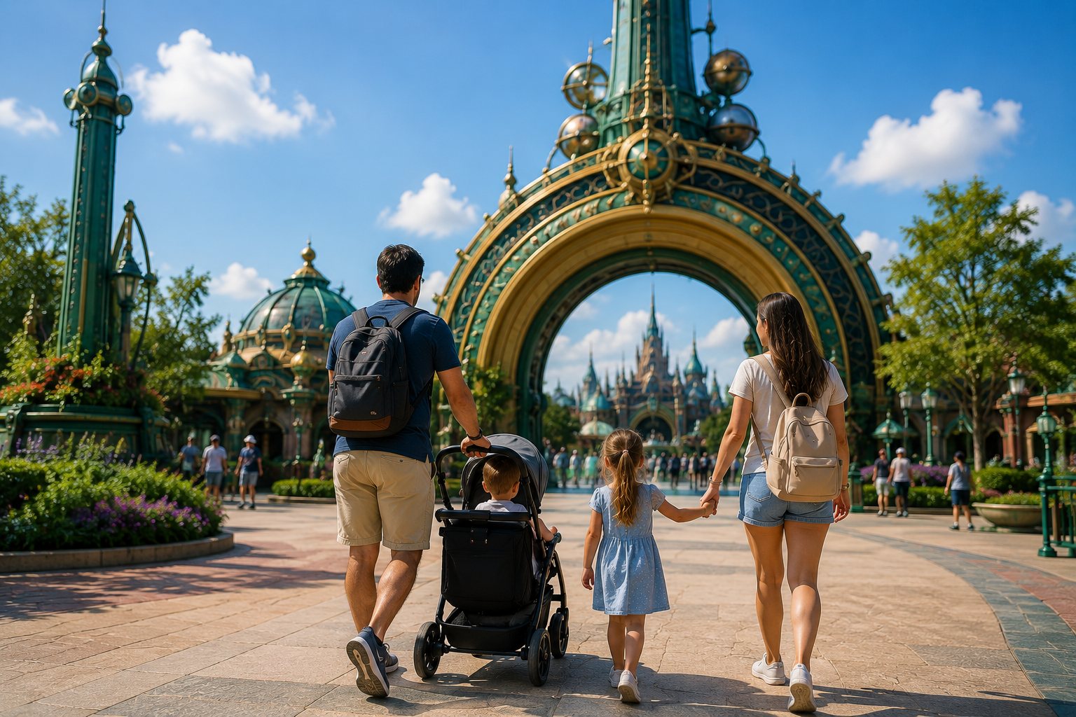 Stroller at Epic Universe